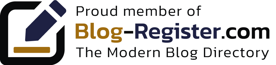 blog register logo and slogan